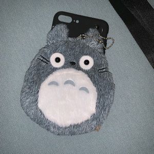 Case for iPhone 7 Plus Totoro Coin Purse w/Strap